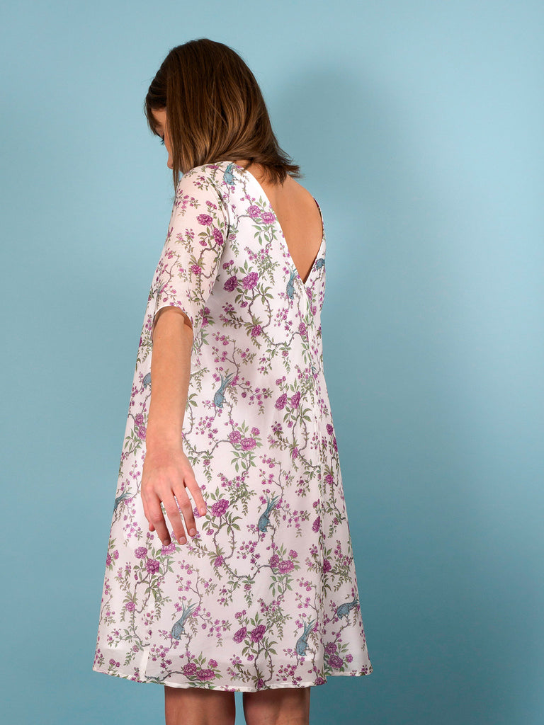 Swallow Dress in Ornithes Voile